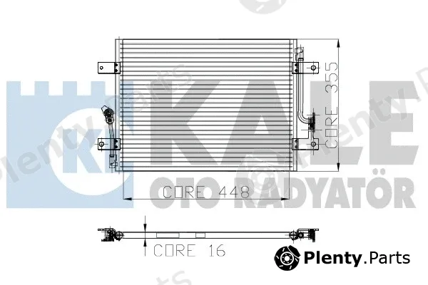 Kale Oto Radyatör 153000 — Condenser, air conditioning