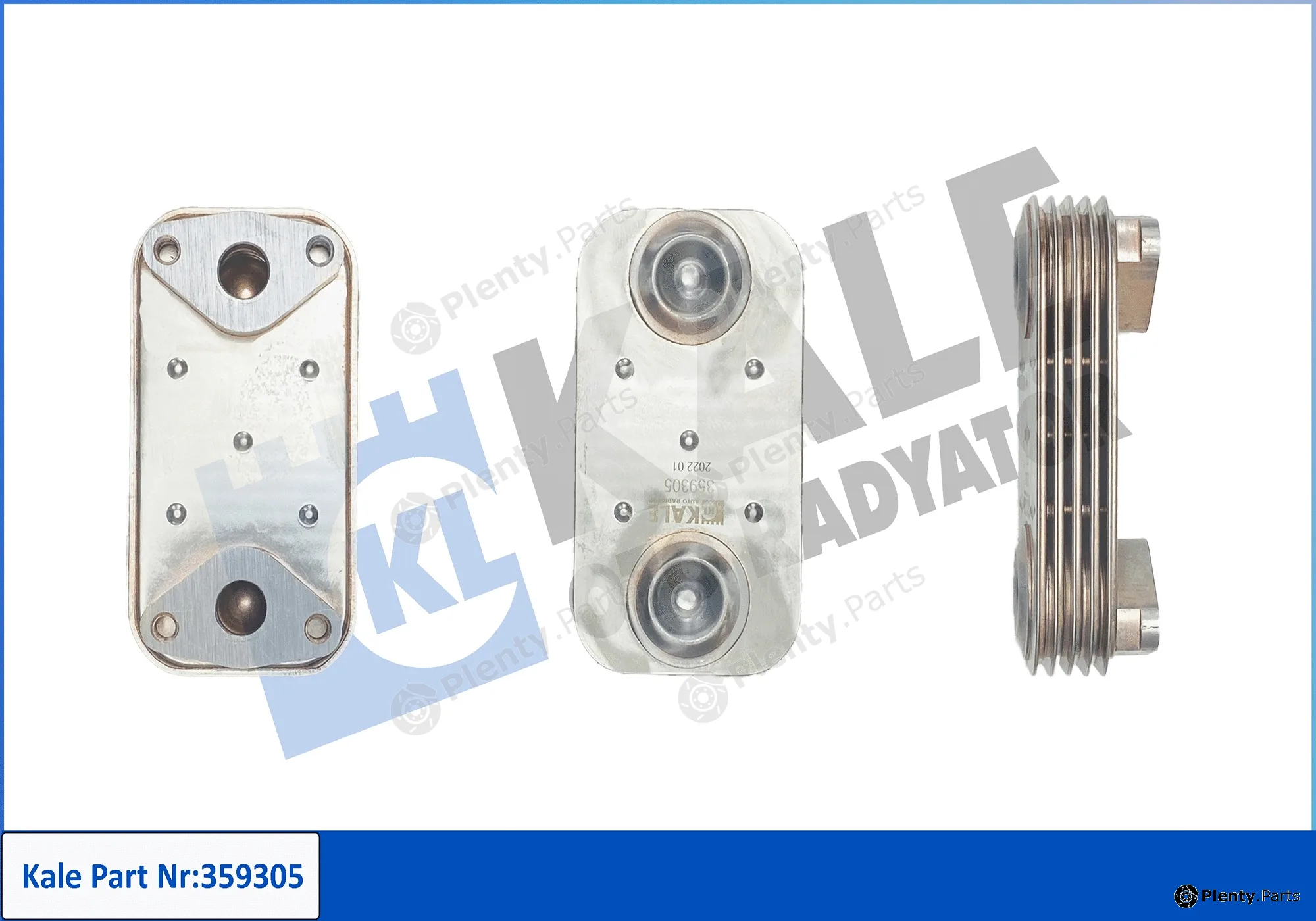 Kale Oto Radyatör 359305 — Oil Cooler, engine oil