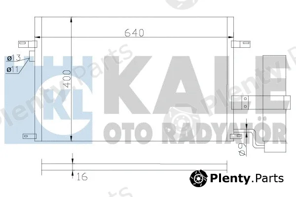 Kale Oto Radyatör 377100 — Condenser, air conditioning