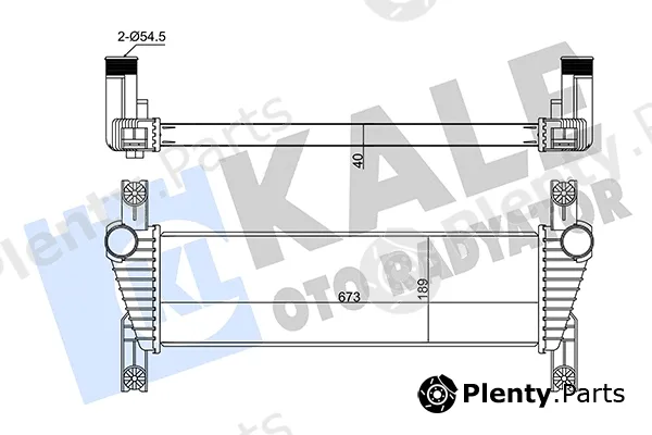Kale Oto Radyatör 352325 — Charge Air Cooler