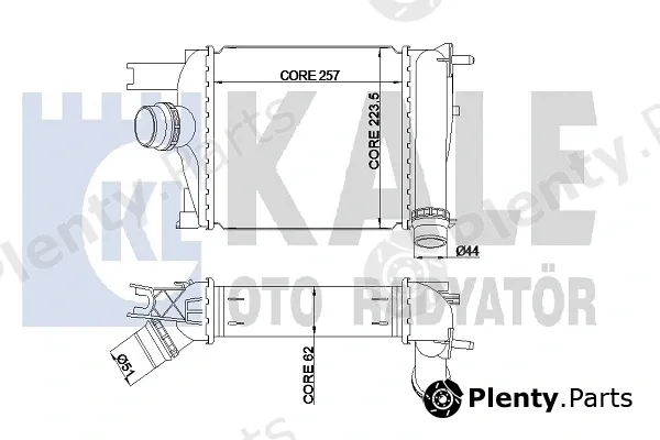 Kale Oto Radyatör 345115 — Charge Air Cooler