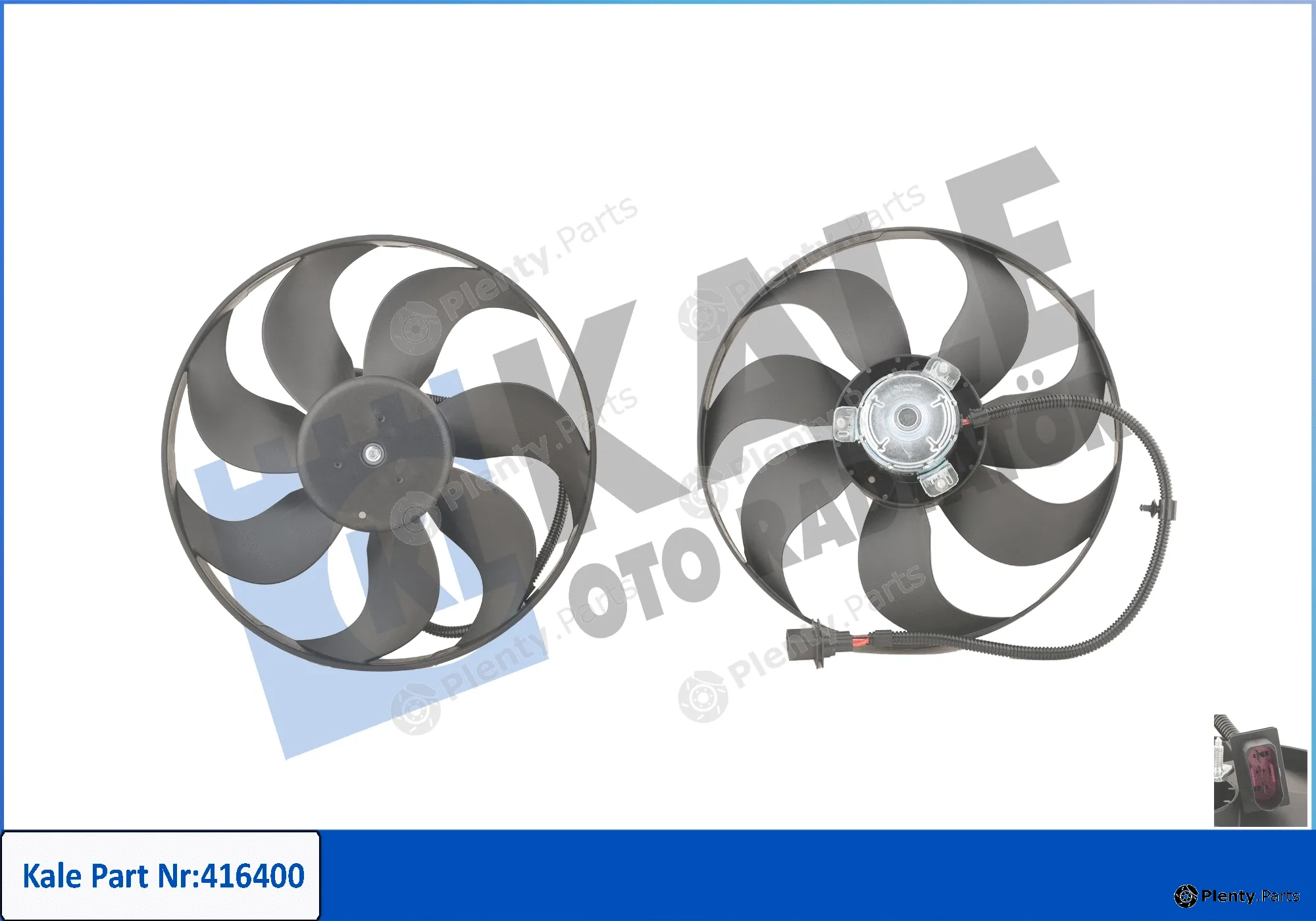 Kale Oto Radyatör 416400 — Fan, engine cooling