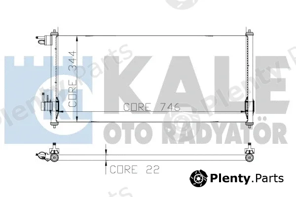 Kale Oto Radyatör 299800 — Condenser, air conditioning