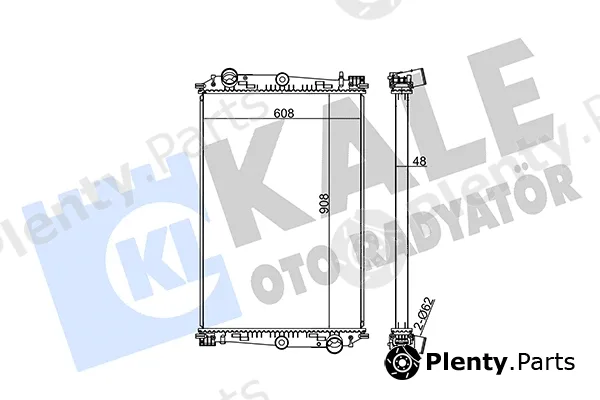Kale Oto Radyatör 350205 — Radiator, engine cooling