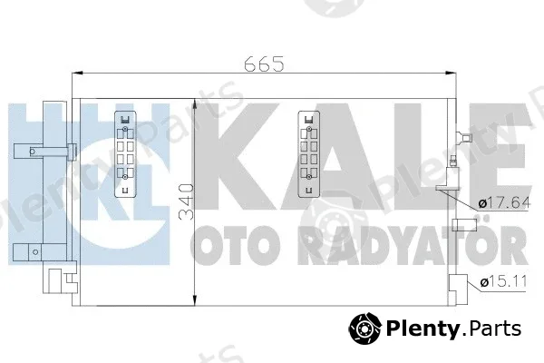 Kale Oto Radyatör 375800 — Condenser, air conditioning