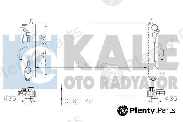 Kale Oto Radyatör 285600 — Radiator, engine cooling