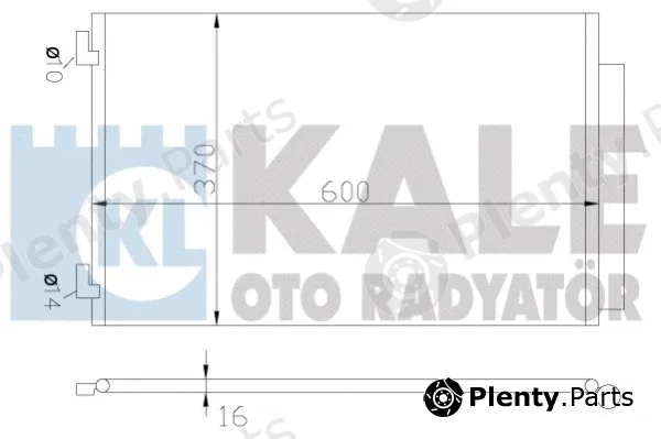 Kale Oto Radyatör 342655 — Condenser, air conditioning
