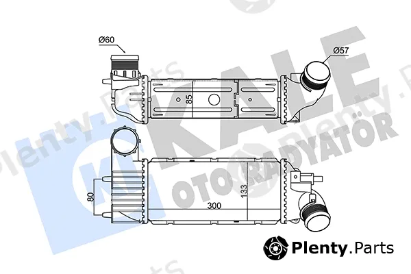 Kale Oto Radyatör 352285 — Charge Air Cooler