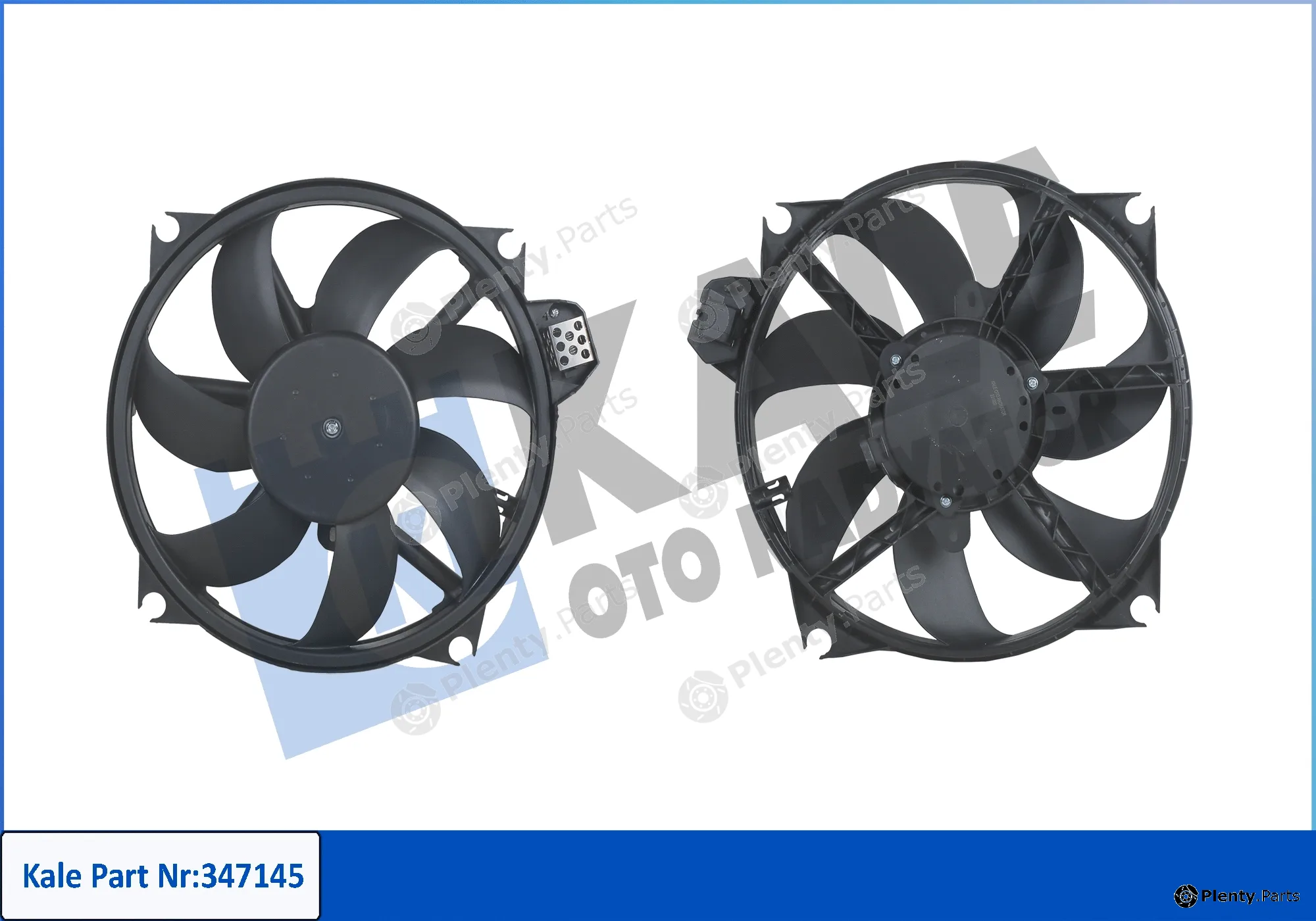 Kale Oto Radyatör 347145 — Fan, engine cooling