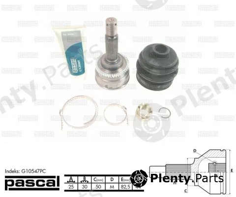 Pascal G10547PC — Joint Kit, drive shaft