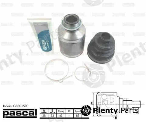 Pascal G83015PC — Joint Kit, drive shaft
