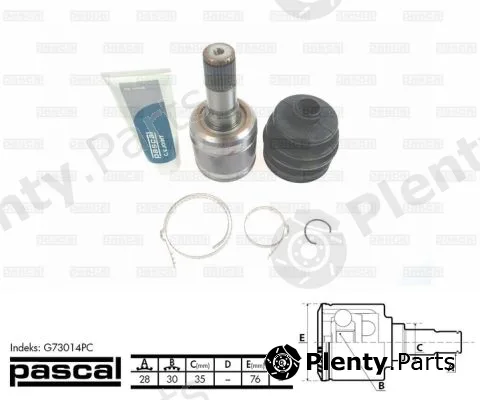 Pascal G73014PC — Joint Kit, drive shaft