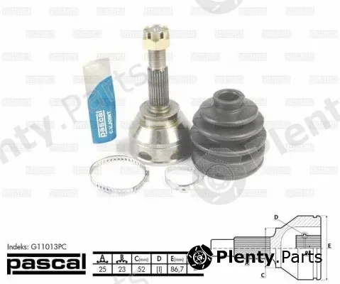 Pascal G11013PC — Joint Kit, drive shaft