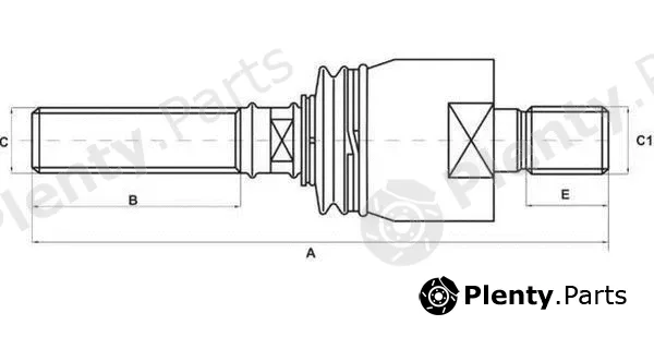 S-TR STR-11A108 — Inner Tie Rod