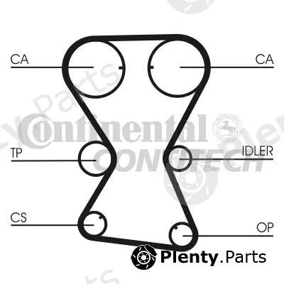 Continental Ctam Br CT1000 — Timing Belt