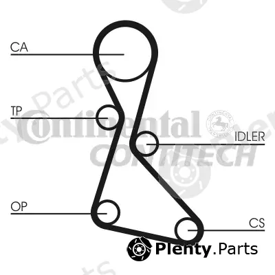 Continental Ctam Br CT840 — Timing Belt