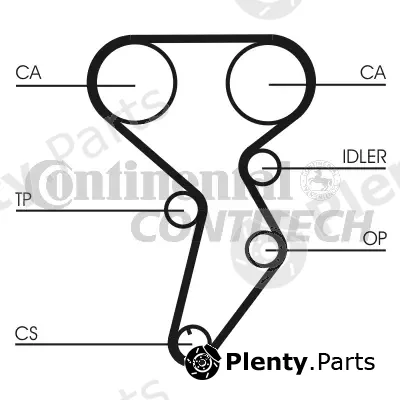 Continental Ctam Br CT879 — Timing Belt