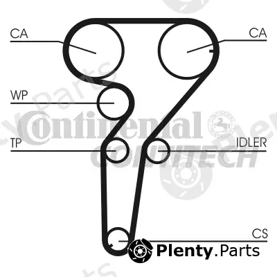 Continental Ctam Br CT880 — Timing Belt