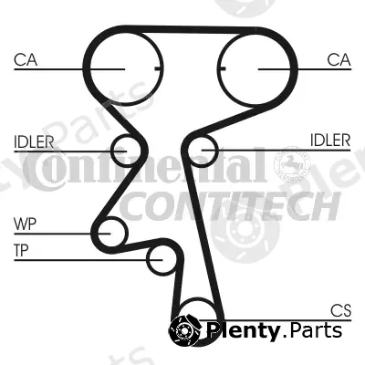 Continental Ctam Br CT1023 — Timing Belt