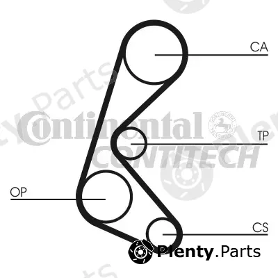 Continental Ctam Br CT964 — Timing Belt