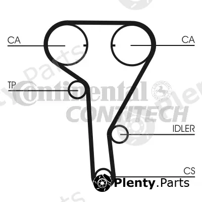 Continental Ctam Br CT1077 — Timing Belt