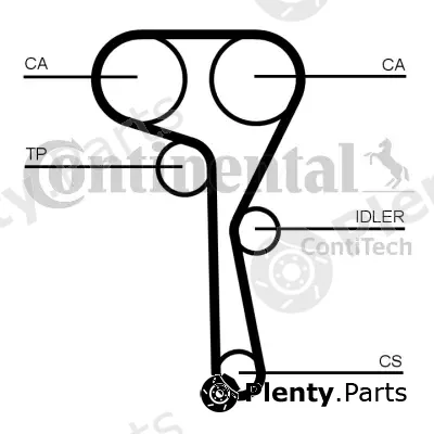 Continental Ctam Br CT1167K1 — Timing Belt Kit