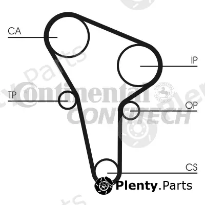 Continental Ctam Br CT513 — Timing Belt
