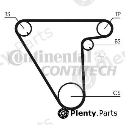 Continental Ctam Br CT833 — Timing Belt