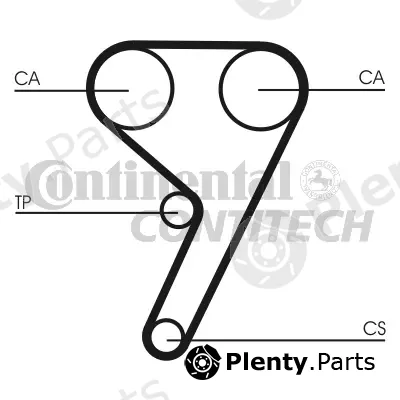 Continental Ctam Br CT881 — Timing Belt