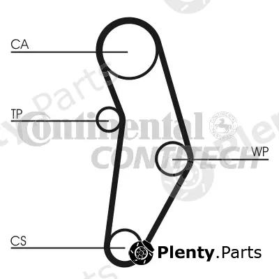 Continental Ctam Br CT1049 — Timing Belt