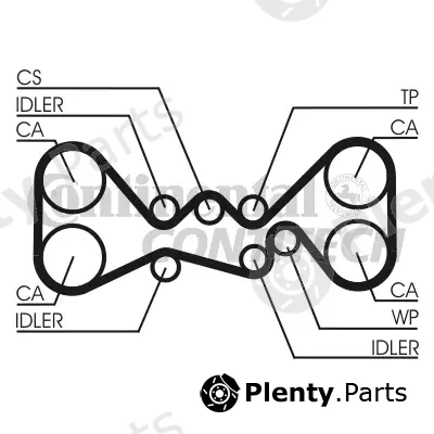 Continental Ctam Br CT1058K3 — Timing Belt Kit