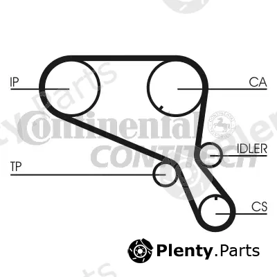 Continental Ctam Br CT952 — Timing Belt