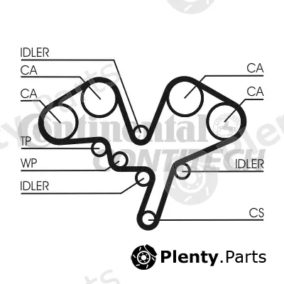 Continental Ctam Br CT1052 — Timing Belt