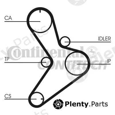 Continental Ctam Br CT1038 — Timing Belt