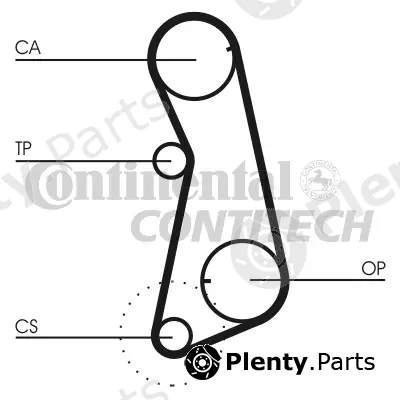 Continental Ctam Br CT637 — Timing Belt
