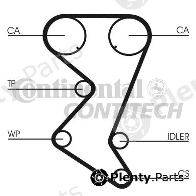 Continental Ctam Br CT1003 — Timing Belt