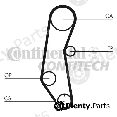 Continental Ctam Br CT650 — Timing Belt