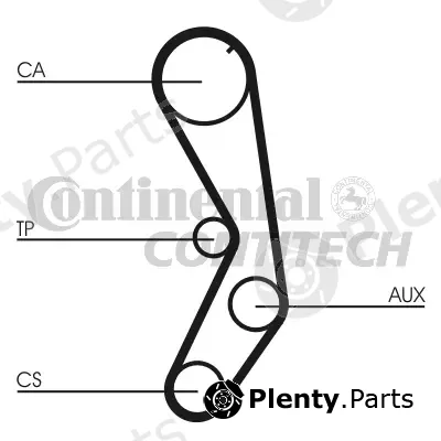 Continental Ctam Br CT605 — Timing Belt