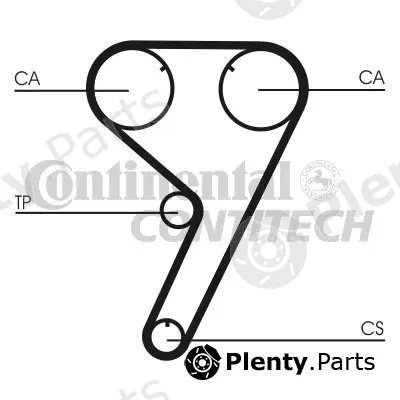 Continental Ctam Br CT608 — Timing Belt