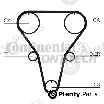 Continental Ctam Br CT769 — Timing Belt