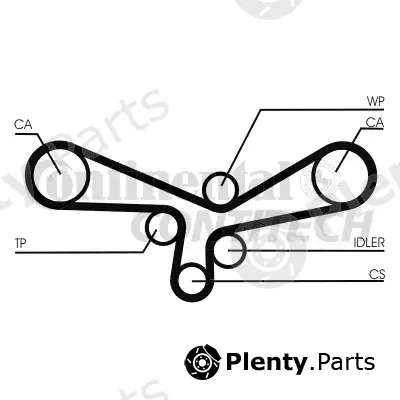 Continental Ctam Br CT920K1 — Timing Belt Kit