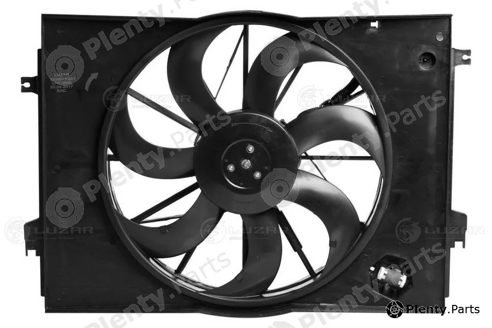 Luzar LFK0880 — Fan, engine cooling