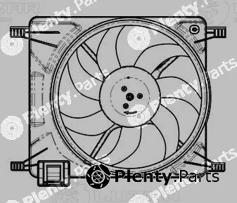 Luzar LFK0541 — Fan, engine cooling
