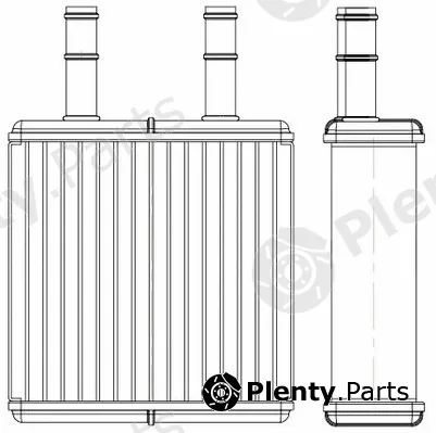 Luzar LRh3009 — Heat Exchanger, interior heating