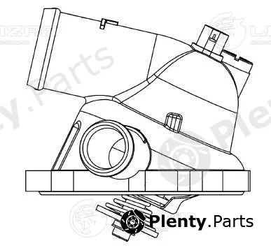 Luzar LT1815 — Thermostat, coolant