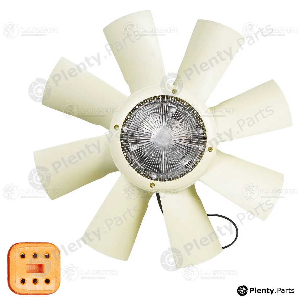 Luzar LVC12651 — Clutch, radiator fan