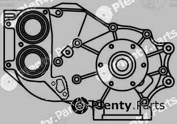 Luzar LWP1542 — Water Pump, engine cooling