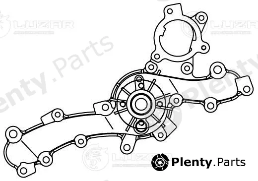 Luzar LWP1928 — Water Pump, engine cooling