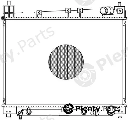 Luzar LRc1907 — Radiator, engine cooling
