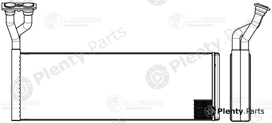 Luzar LRh2804 — Heat Exchanger, interior heating